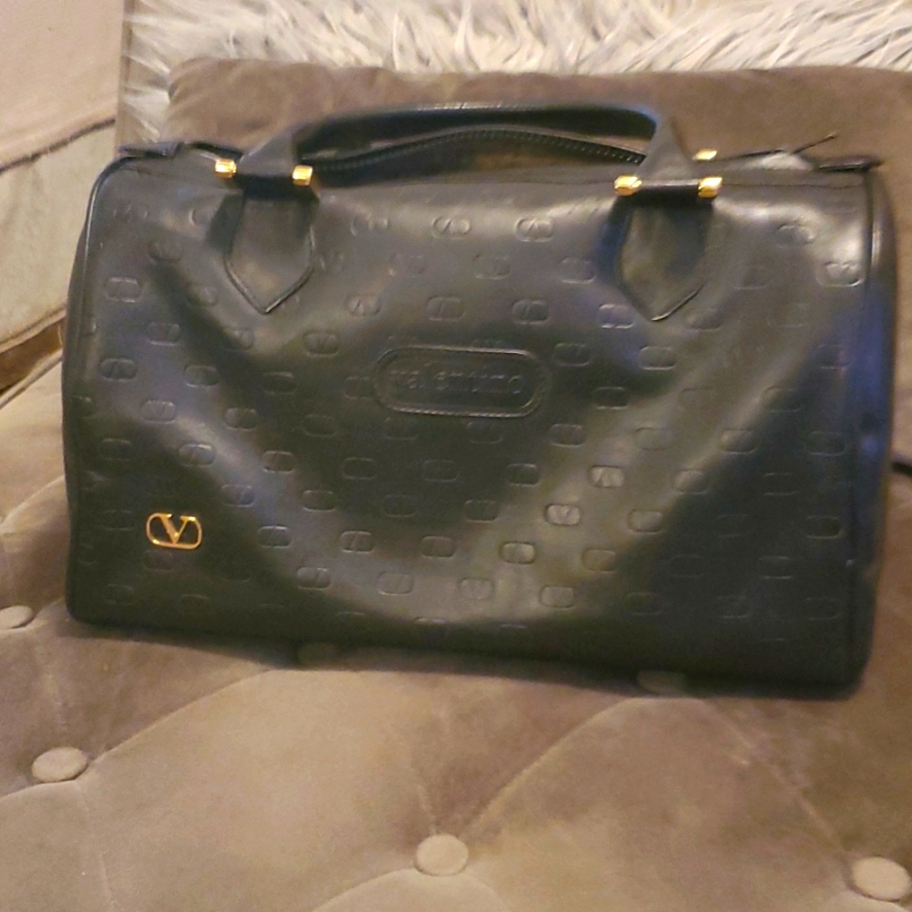 AUTHENTIC Valentino GARAVANI Vintage Boston Bag Satchel